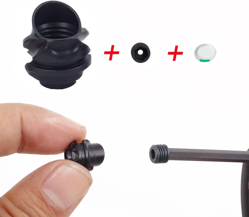 SOPOGER Archery 37/45 Hooed Degree Peep Sight Kit 6X 8X Clarifier and 5 Size Aperture Inner Core Lens Bow Hunting Accessory Peep Sight for Compound Bow with Bow Serving String - Image 5